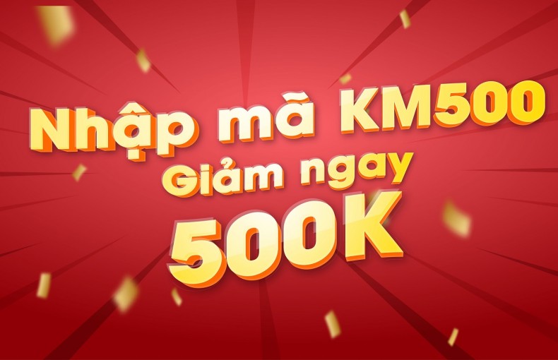 HƯỚNG DẪN ĐẶT HÀNG ONLINE GIẢM NGAY 500.000Đ